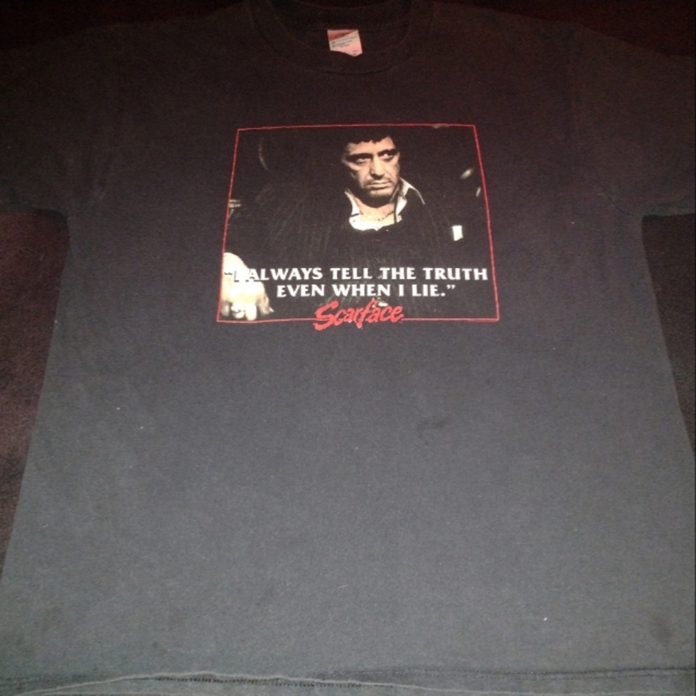 Scarface adult tshirt size large